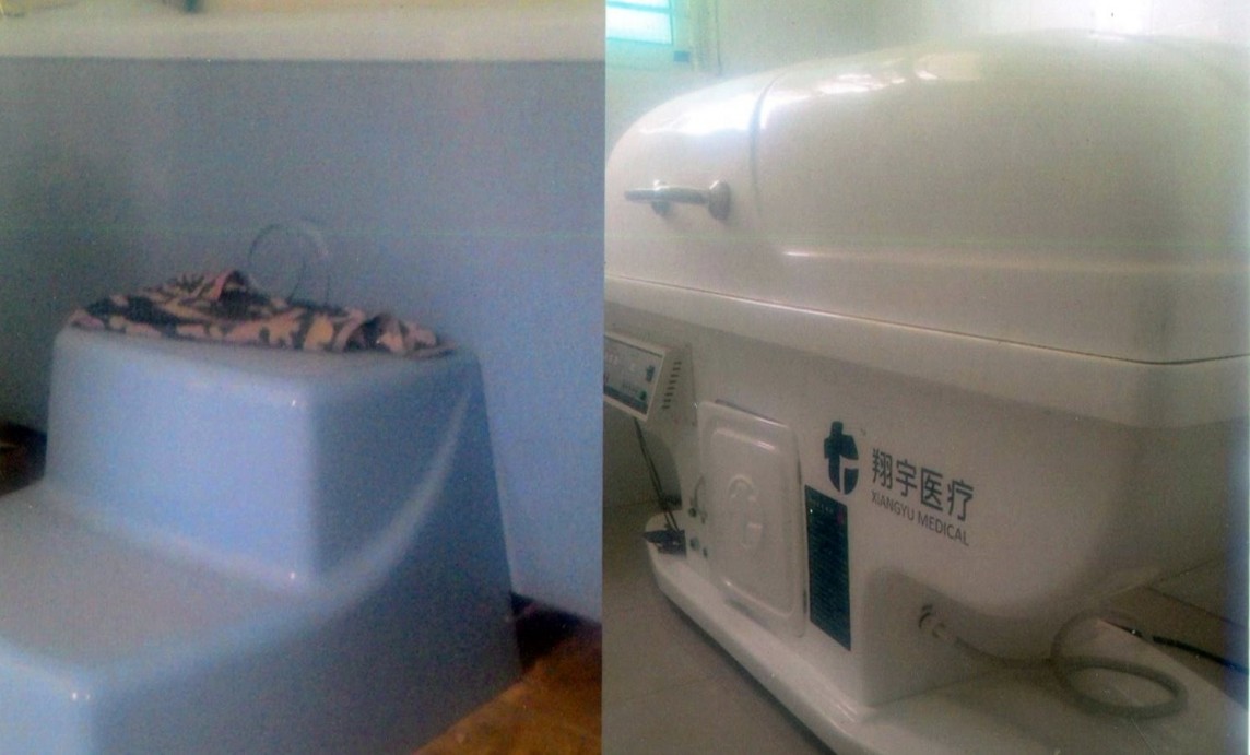 Máy thủy trị liệu và máy xông hơi toàn thân tại Bệnh viện YHCT do Công ty AIC cung cấp Máy thủy trị liệu và máy xông hơi toàn thân tại Bệnh viện YHCT do Công ty AIC cung cấp