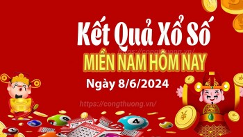 XSMN 8/6,Kết quả xổ số miền Nam hôm nay 8/6/2024, xổ số miền Nam ngày 8 tháng 6, trực tiếp XSMN 8/6