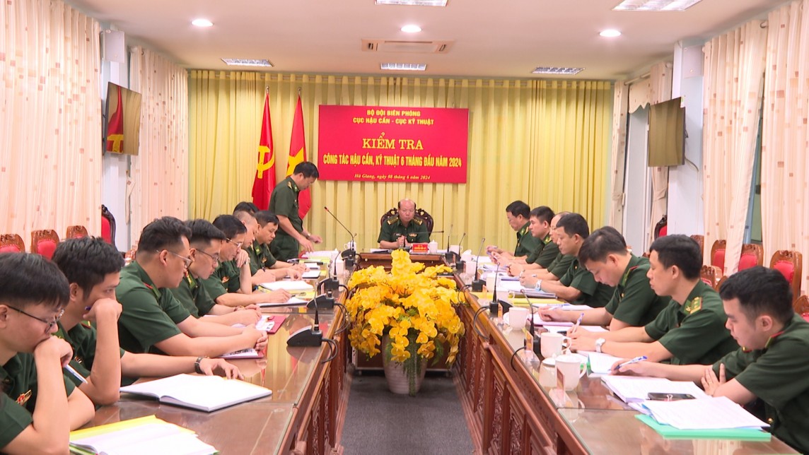 Bộ Tư lệnh Bộ đội Biên phòng kiểm tra công tác Hậu cần, kỹ thuật tại Hà Giang Bộ Tư lệnh Bộ đội Biên phòng kiểm tra công tác Hậu cần, kỹ thuật tại Hà Giang