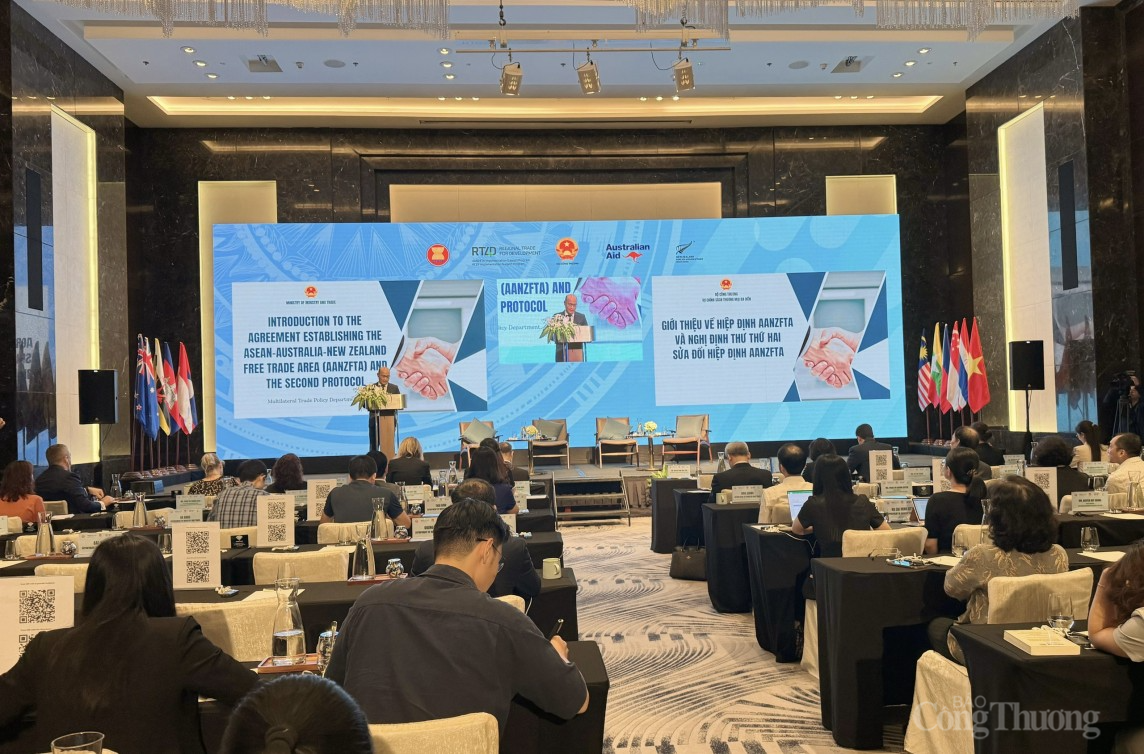 Hiệp định AANZFTA được nâng cấp, cơ hội cho hàng xuất khẩu Việt Nam