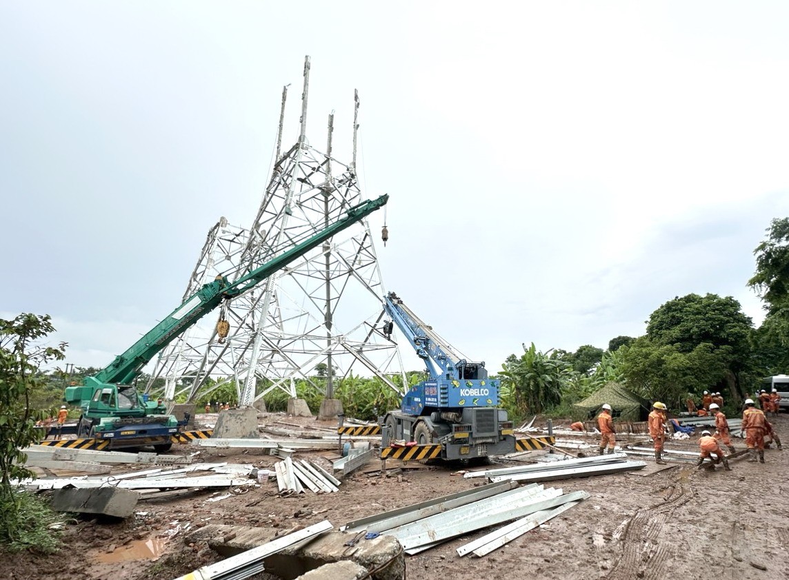 Tiến độ thi công tại vị trí 179 - Thái Bình ngày 8-6-2024 (3) Tiến độ thi công tại vị trí 179 - Thái Bình ngày 8-6-2024 (3)