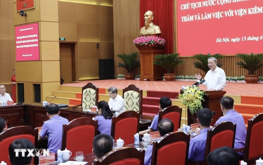 Chủ tịch nước Tô Lâm làm việc với Viện Kiểm sát nhân dân tối cao Chủ tịch nước Tô Lâm làm việc với Viện Kiểm sát nhân dân tối cao