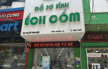 Đồ sơ sinh Ếch Cốm vi phạm mang tính hệ thống?