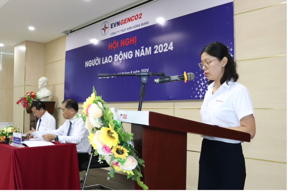 Công ty Thủy điện Sông Bung tổ chức Hội nghị Người lao động năm 2024 Công ty Thủy điện Sông Bung tổ chức Hội nghị Người lao động năm 2024