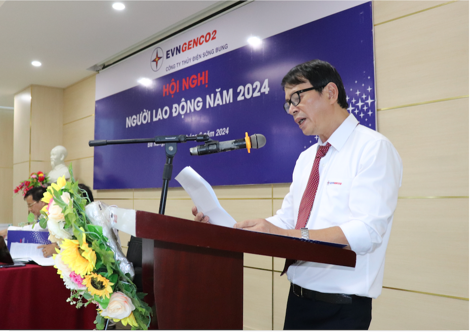 Công ty Thủy điện Sông Bung tổ chức Hội nghị Người lao động năm 2024 Công ty Thủy điện Sông Bung tổ chức Hội nghị Người lao động năm 2024