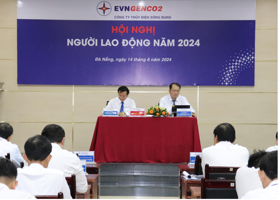 Công ty Thủy điện Sông Bung tổ chức Hội nghị Người lao động năm 2024 Công ty Thủy điện Sông Bung tổ chức Hội nghị Người lao động năm 2024