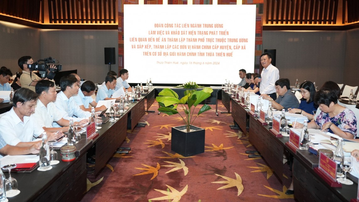 Thừa Thiên Huế: Hoàn thiện hồ sơ thành lập thành phố trực thuộc Trung ương