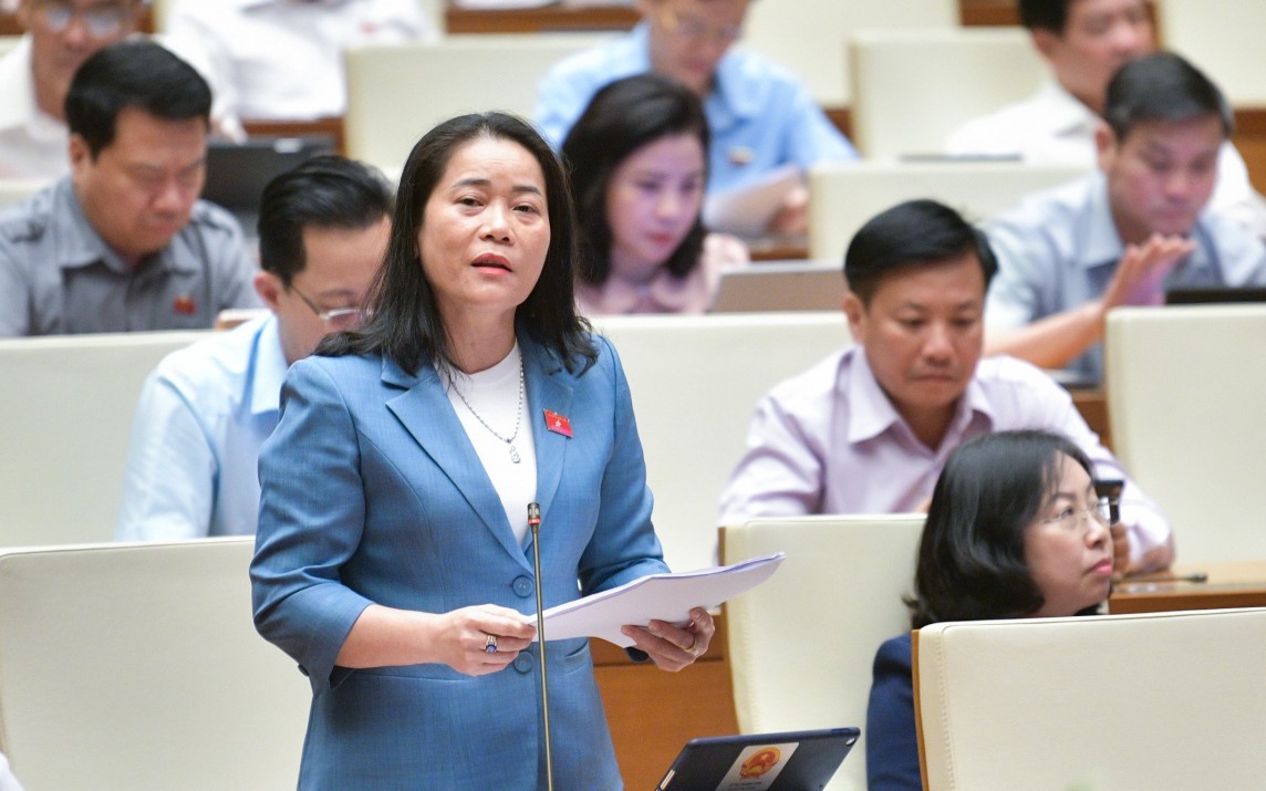 đại biểu Lê Thị Thanh Lam - đoàn Hậu Giang đại biểu Lê Thị Thanh Lam - đoàn Hậu Giang