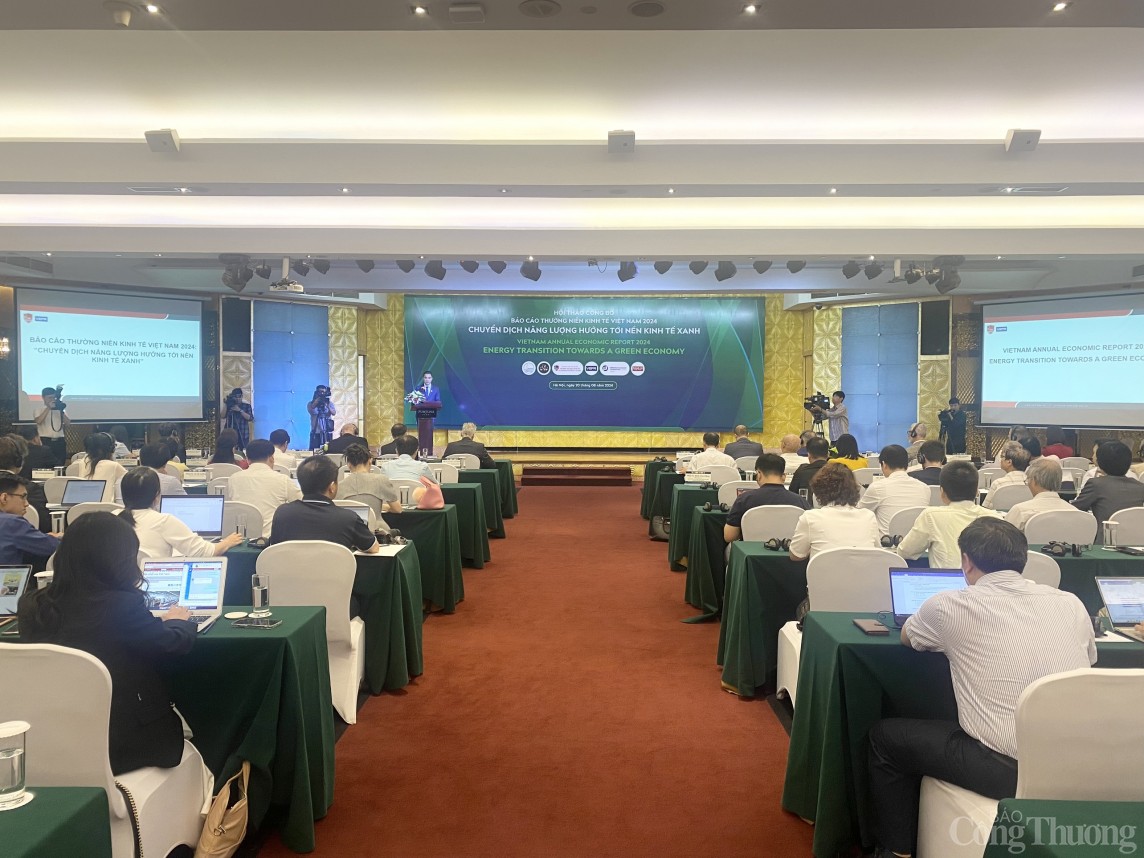 Báo cáo Thường niên Kinh tế Việt Nam 2024: Chuyển dịch năng lượng hướng tới nền kinh tế xanh Báo cáo Thường niên Kinh tế Việt Nam 2024: Chuyển dịch năng lượng hướng tới nền kinh tế xanh