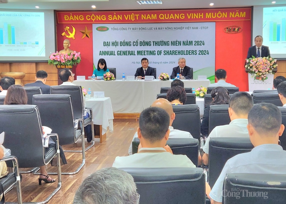 Đại hội cổ đông VEAM: Đặt mục tiêu lợi nhuận năm 2024 đạt hơn 5.400 tỷ đồng Đại hội cổ đông VEAM: Đặt mục tiêu lợi nhuận năm 2024 đạt hơn 5.400 tỷ đồng