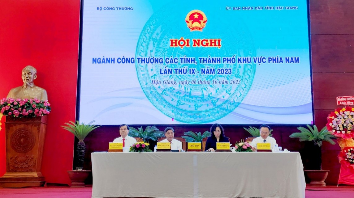 Hội nghị ngành Công Thương khu vực phía Nam năm 2023 tổ chức tại Hậu Giang Hội nghị ngành Công Thương khu vực phía Nam năm 2023 tổ chức tại Hậu Giang