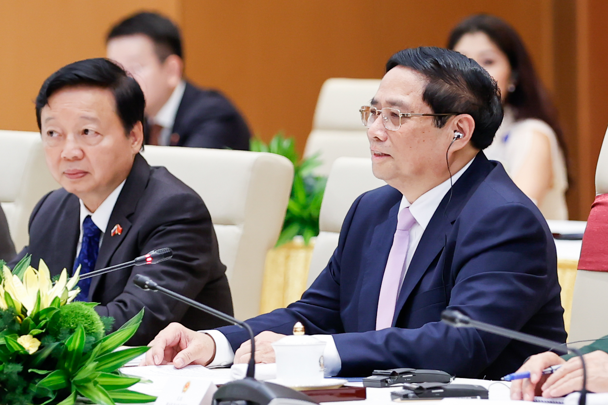 Chùm ảnh: Thủ tướng Phạm Minh Chính hội kiến Tổng thống Liên bang Nga Vladimir Putin- Ảnh 8.