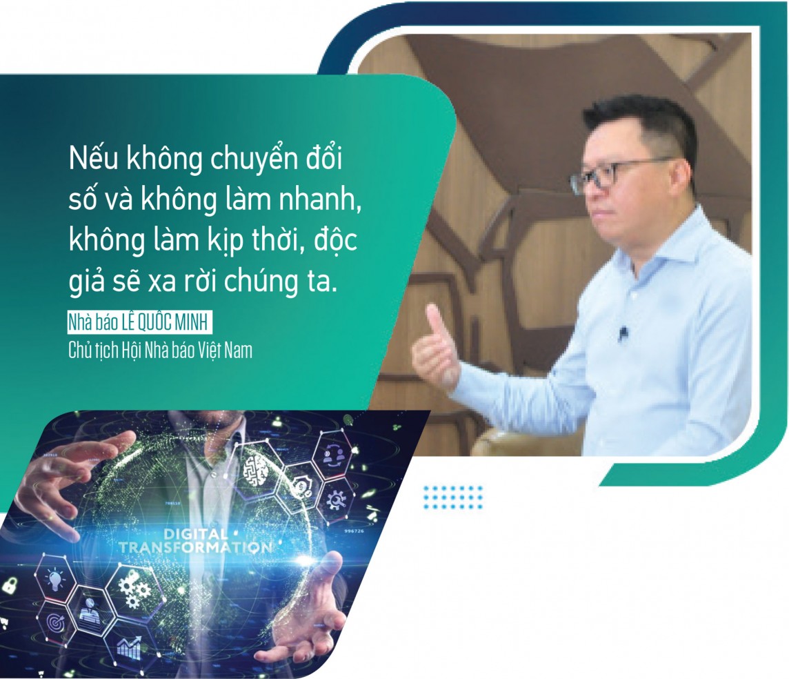 Nhà báo Lê Quốc Minh: Chuyển đổi số báo chí bắt đầu tư duy người lãnh đạo