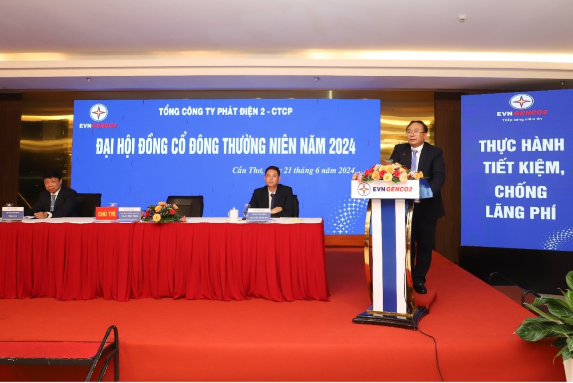 EVNGENCO2 quyết tâm hoàn thành tốt kế hoạch sản xuất kinh doanh được Đại hội đồng cổ đông giao EVNGENCO2 quyết tâm hoàn thành tốt kế hoạch sản xuất kinh doanh được Đại hội đồng cổ đông giao