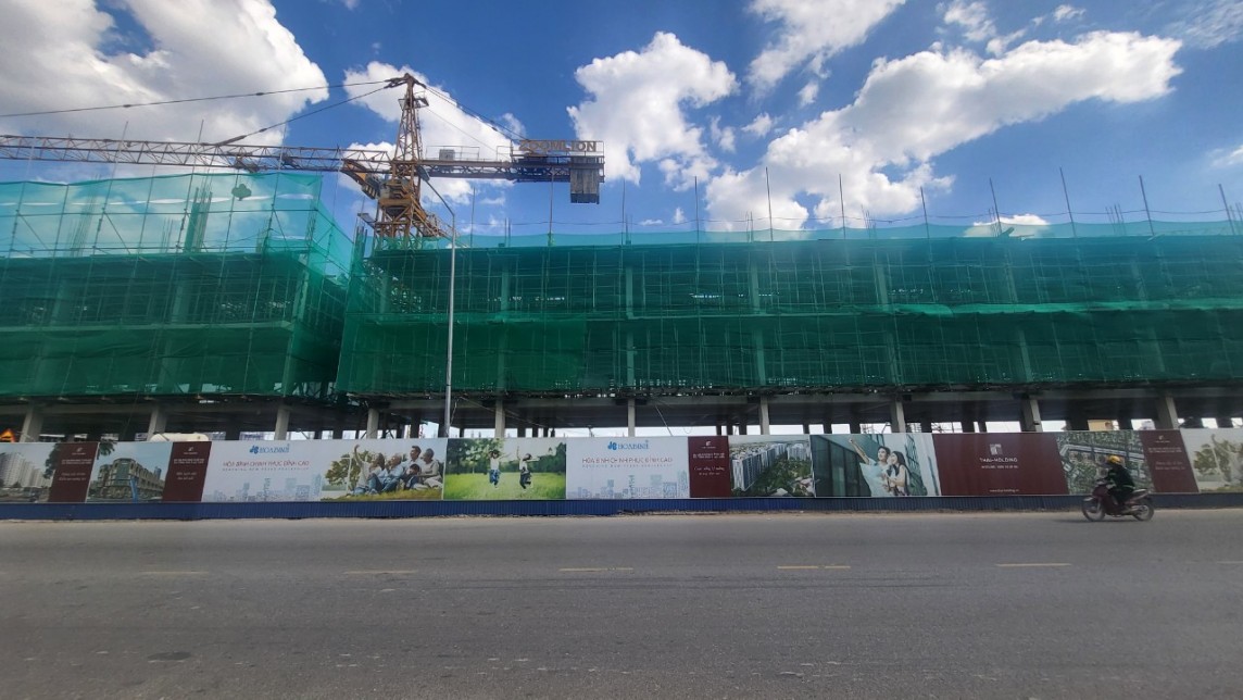 dự án Khu nhà ở xã hội tại Tổng kho 3 Lạc Viên. Ảnh: BĐCC dự án Khu nhà ở xã hội tại Tổng kho 3 Lạc Viên. Ảnh: BĐCC