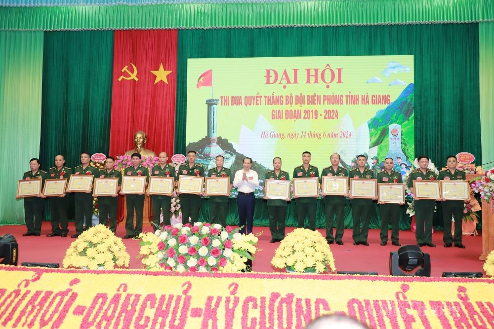 Đại hội Thi đua Quyết thắng Bộ đội Biên phòng tỉnh Hà Giang Đại hội Thi đua Quyết thắng Bộ đội Biên phòng tỉnh Hà Giang