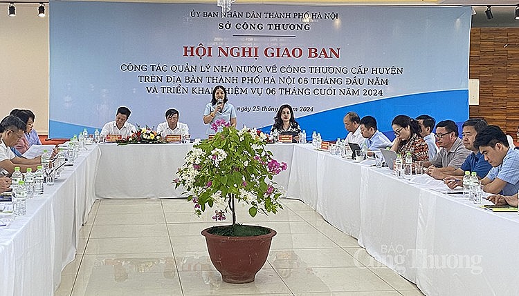 Hội nghị giao ban Sở Công Thương với các quận huyện