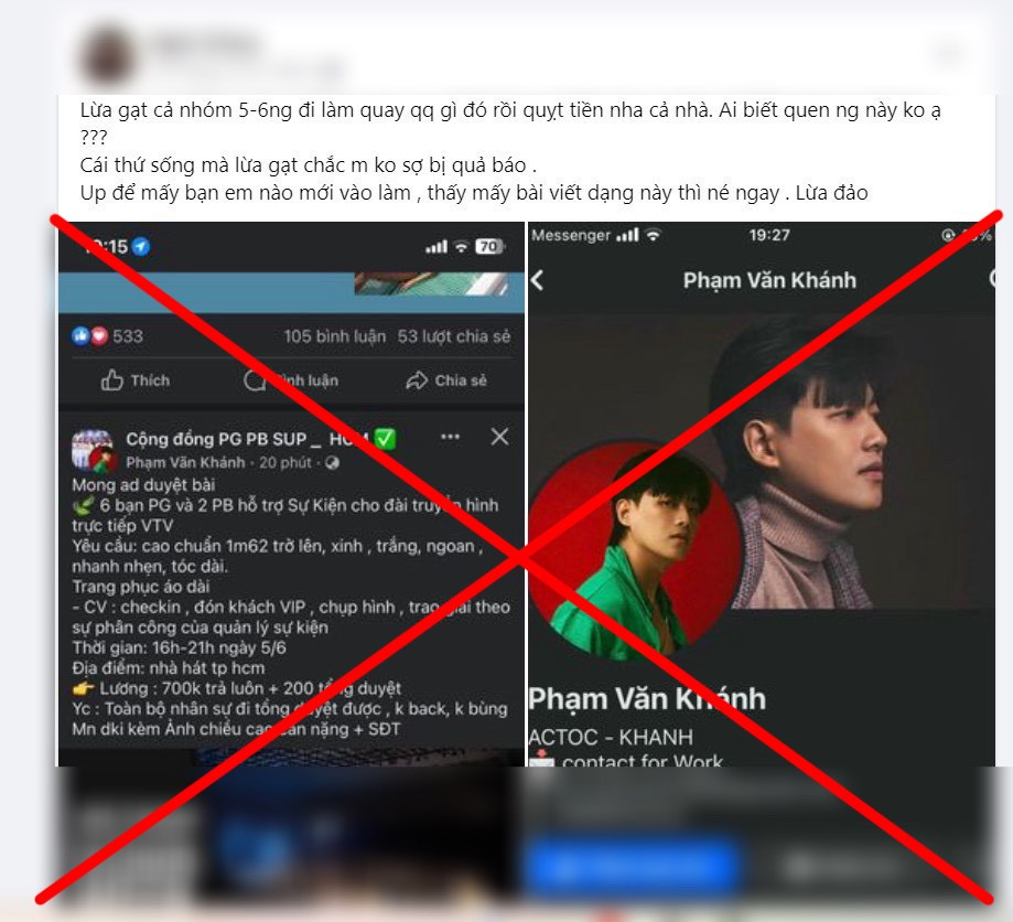 Tràn lan giả danh cơ quan báo chí lớn cài bẫy, lừa đảo hàng loạt sinh viên Tràn lan giả danh cơ quan báo chí lớn cài bẫy, lừa đảo hàng loạt sinh viên