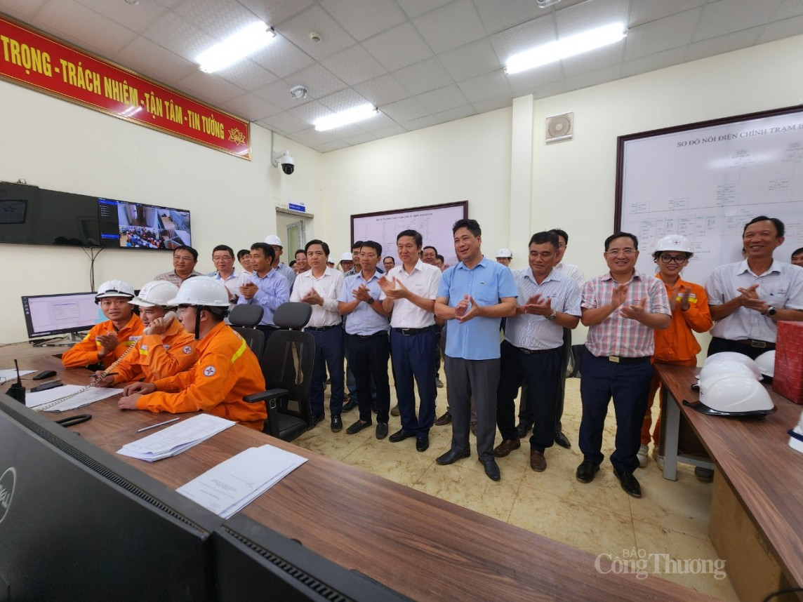 Đóng điện nghiệm thu dự án Trạm biến áp 500kV Thanh Hóa và đấu nối Đóng điện nghiệm thu dự án Trạm biến áp 500kV Thanh Hóa và đấu nối