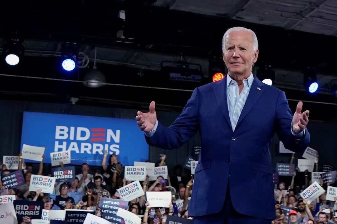 Bầu cử Tổng thống Mỹ 2024: Tổng thống Joe Biden tuyên bố sẽ chiến thắng ông Donald Trump Bầu cử Tổng thống Mỹ 2024: Tổng thống Joe Biden tuyên bố sẽ chiến thắng ông Donald Trump