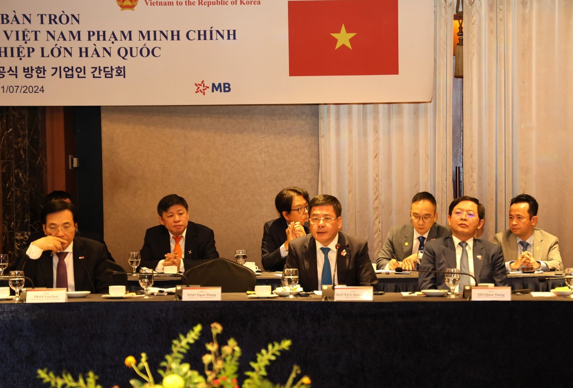 Bộ trưởng Nguyễn Hồng Diên: Việt Nam tạo mọi điều kiện cho doanh nghiệp Hàn Quốc mở rộng đầu tư Bộ trưởng Nguyễn Hồng Diên: Việt Nam tạo mọi điều kiện cho doanh nghiệp Hàn Quốc mở rộng đầu tư