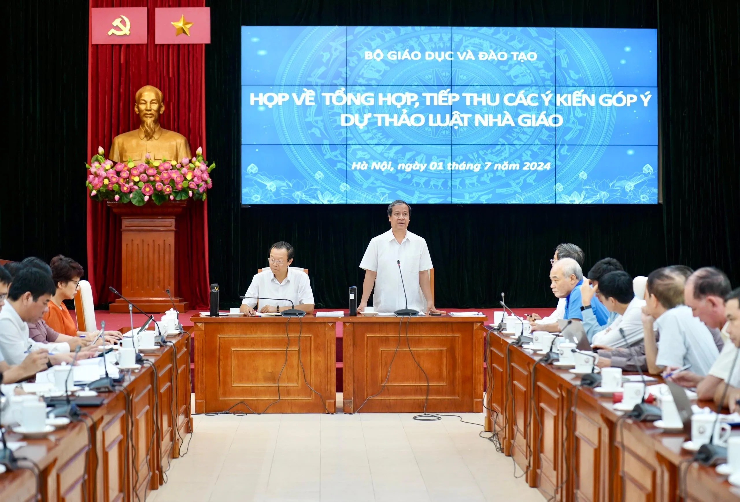 Hơn 800.000 nhà giáo đã góp ý dự thảo Luật Nhà giáo