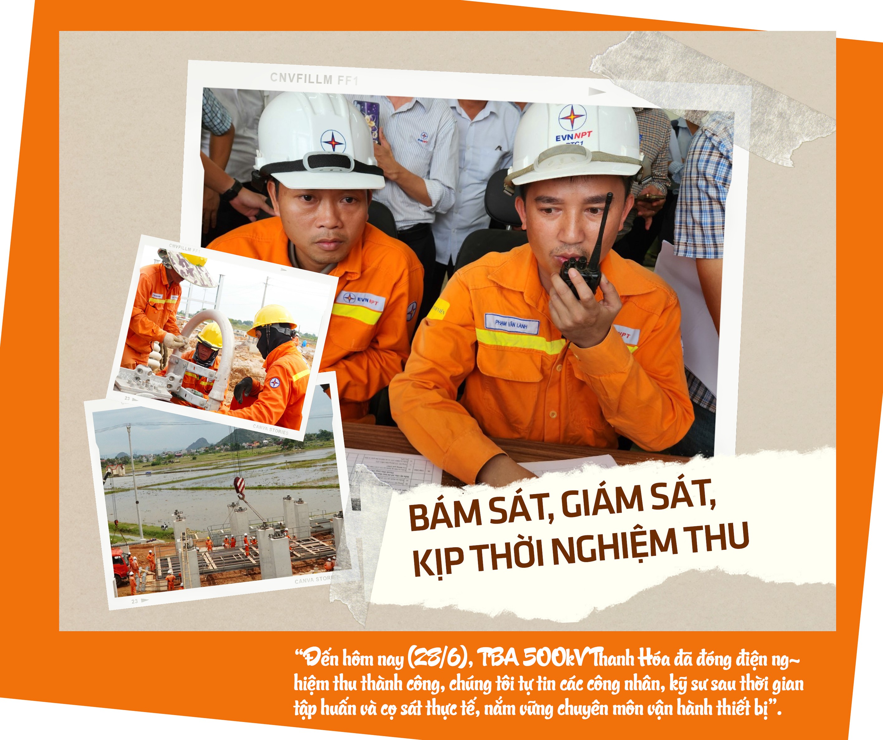 Thi công đường dây 500kV mạch 3: Lính truyền tải điện đồng lòng vượt khó Thi công đường dây 500kV mạch 3: Lính truyền tải điện đồng lòng vượt khó