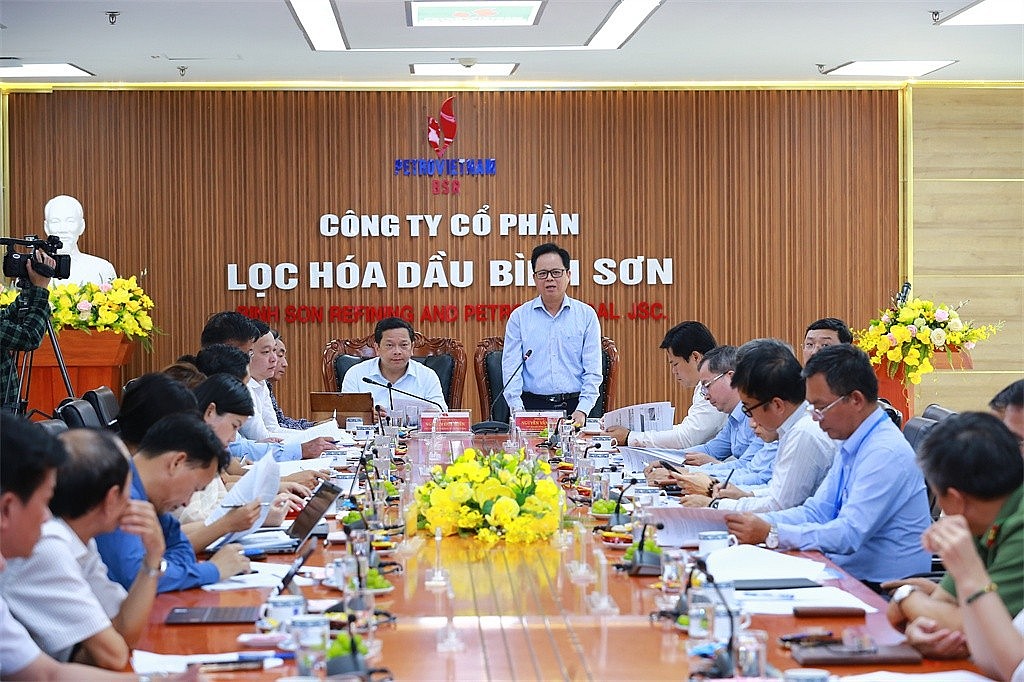 Ông Nguyễn Văn Hội - Chủ tịch HĐQT BSR báo cáo về hoạt động SXKD của BSR Ông Nguyễn Văn Hội - Chủ tịch HĐQT BSR báo cáo về hoạt động SXKD của BSR