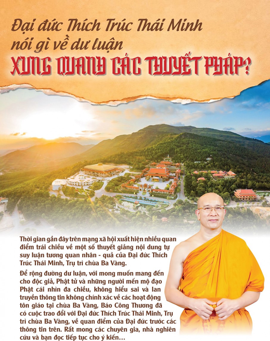 Đại đức Thích Trúc Thái Minh nói gì về dư luận xung quanh các thuyết pháp? Đại đức Thích Trúc Thái Minh nói gì về dư luận xung quanh các thuyết pháp?