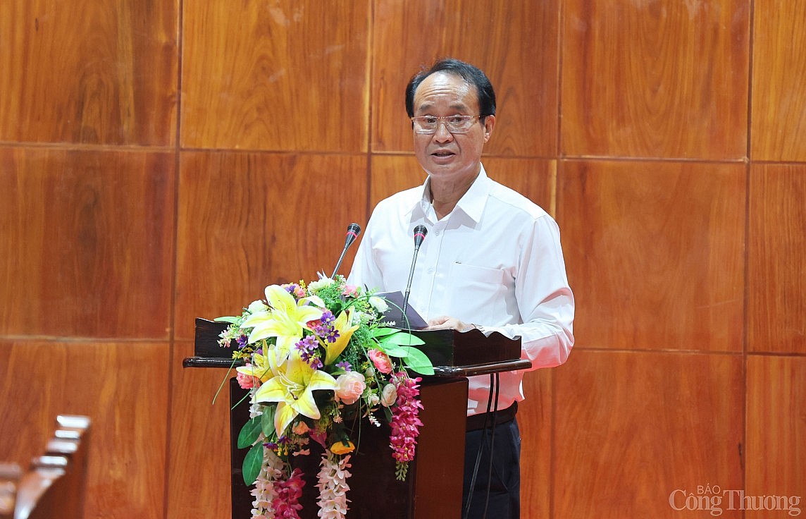 Bộ trưởng Nguyễn Hồng Diên làm việc với Tiền Giang về nhiều vấn đề quan trọng