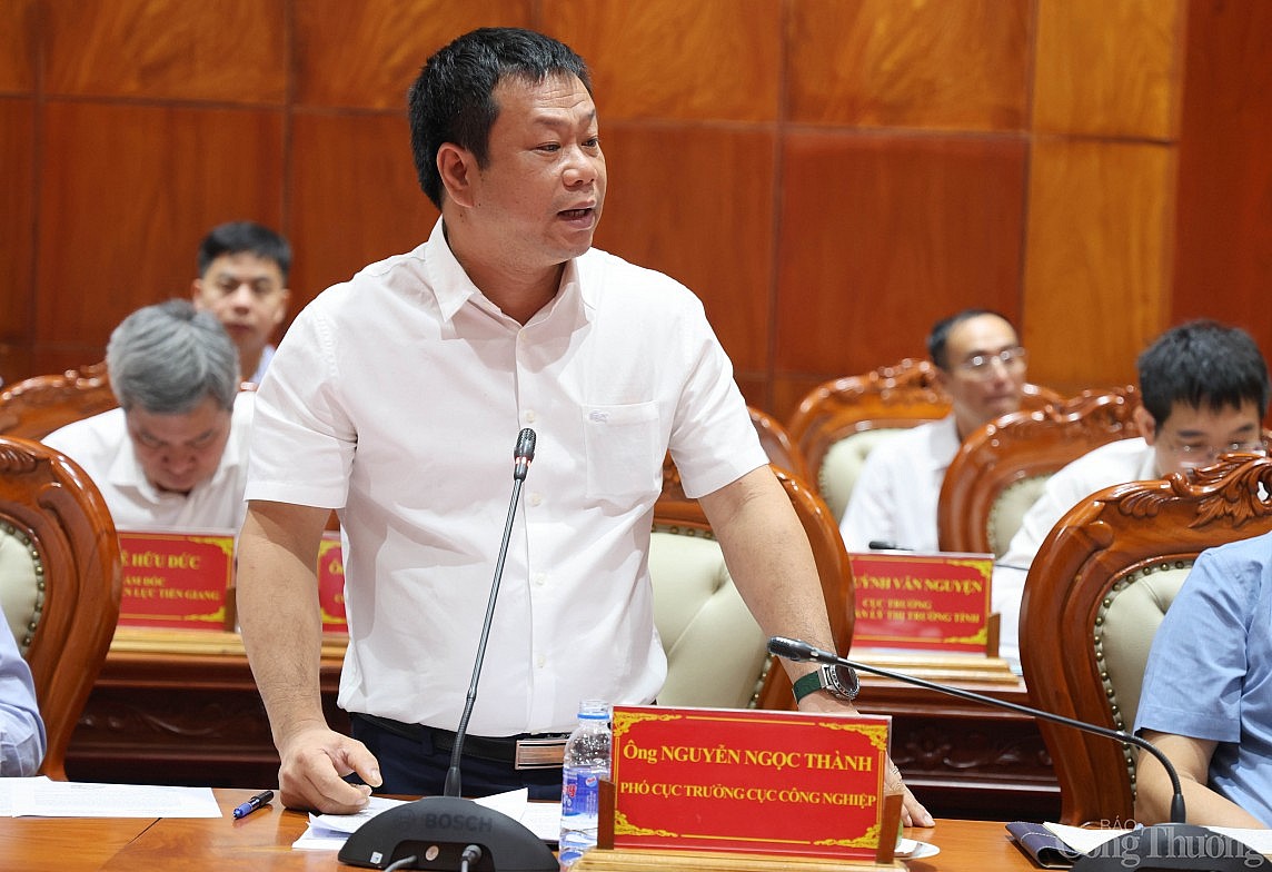 Bộ trưởng Nguyễn Hồng Diên: Tiền Giang cần đẩy mạnh cơ cấu lại ngành công nghiệp theo hướng hiện đại