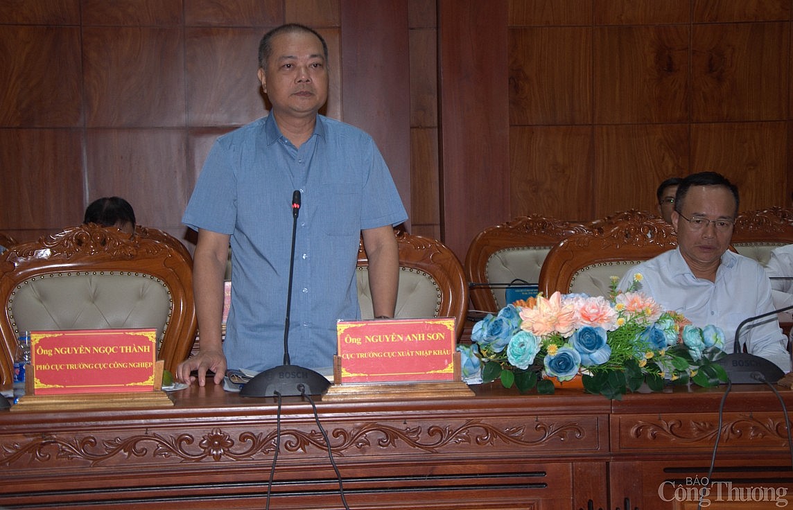 Bộ trưởng Nguyễn Hồng Diên: Tiền Giang cần đẩy mạnh cơ cấu lại ngành công nghiệp theo hướng hiện đại