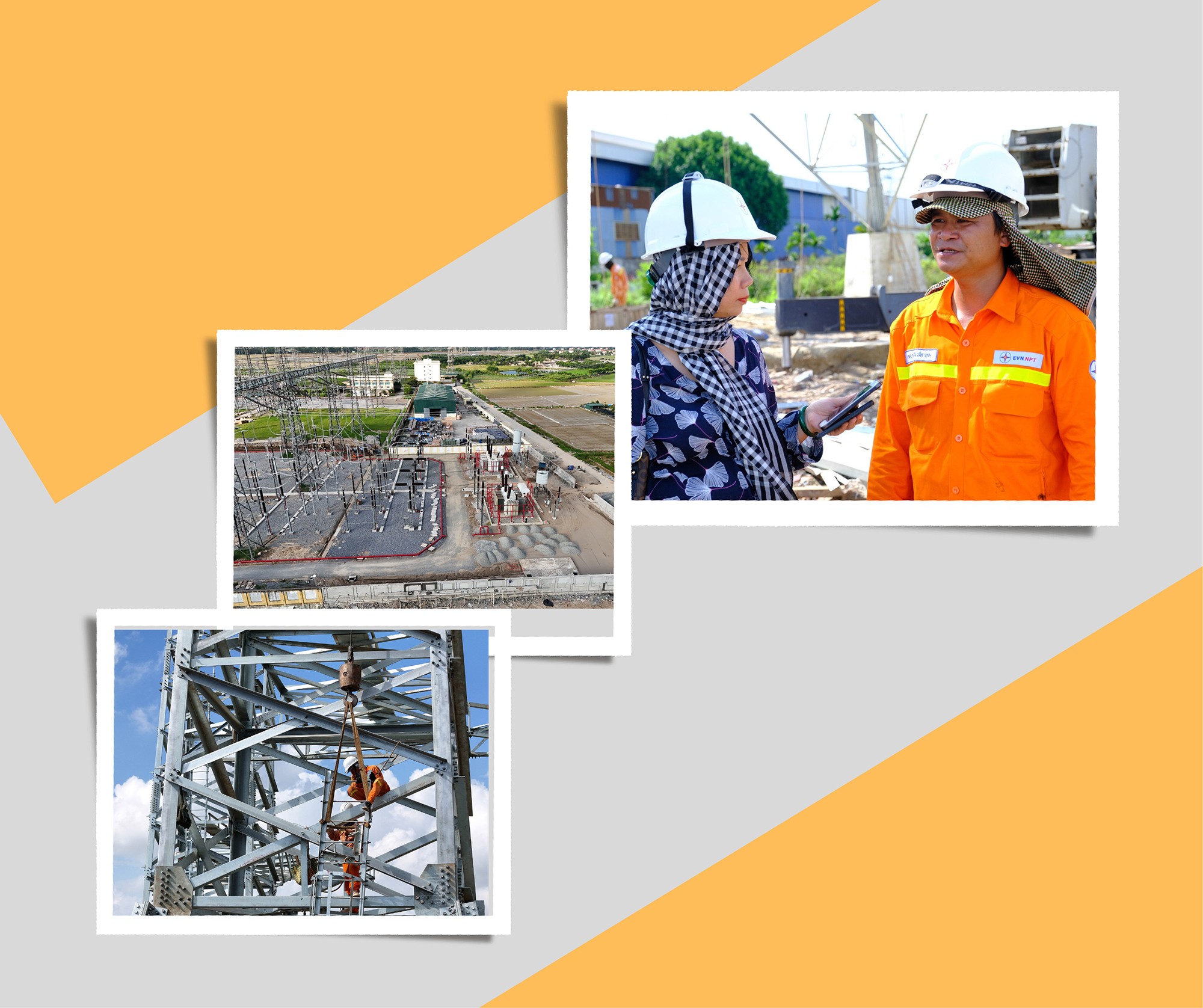 Những “Chiến binh dũng cảm” trên công trường đường dây 500kV mạch 3 Những “Chiến binh dũng cảm” trên công trường đường dây 500kV mạch 3