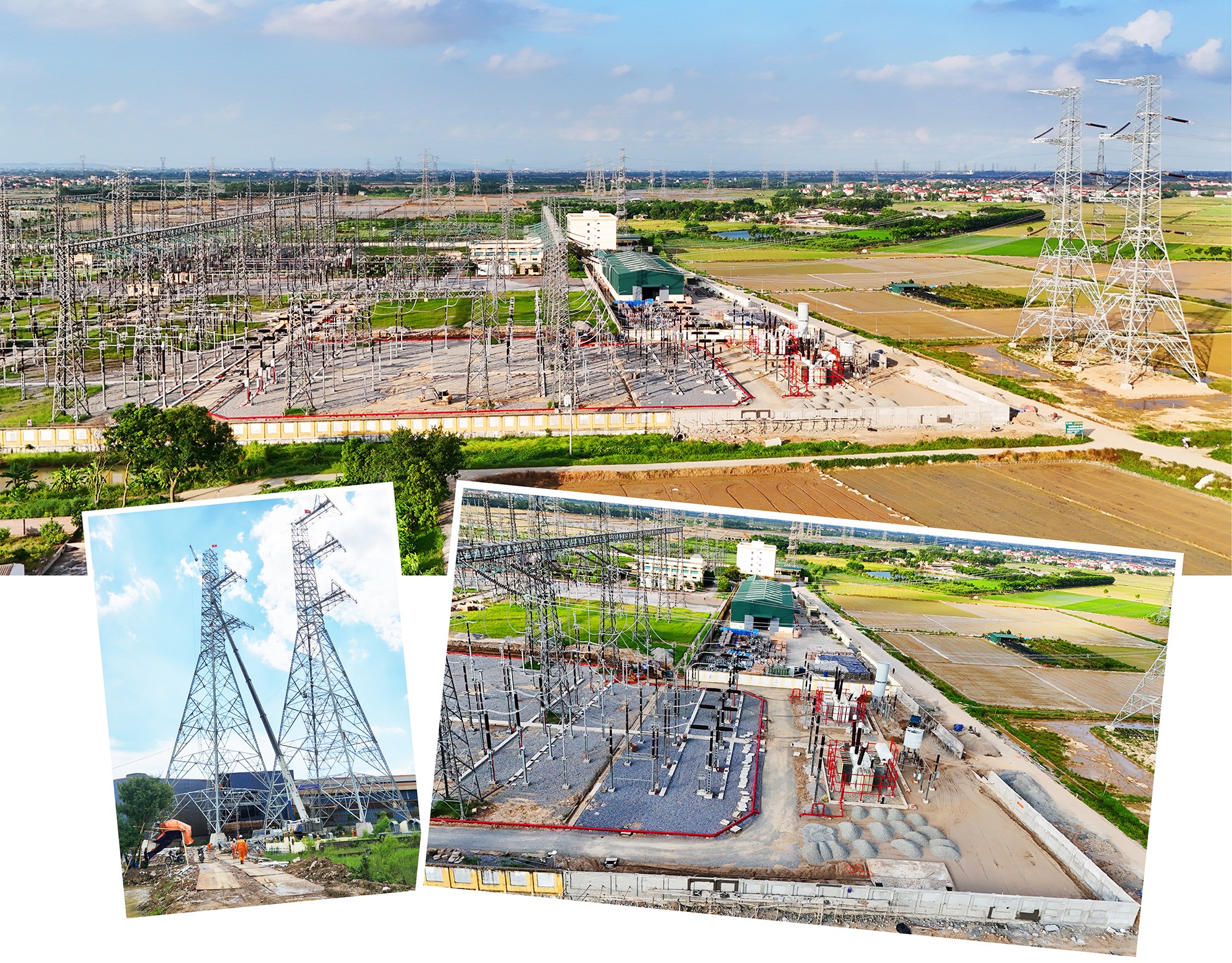 Những “Chiến binh dũng cảm” trên công trường đường dây 500kV mạch 3 Những “Chiến binh dũng cảm” trên công trường đường dây 500kV mạch 3