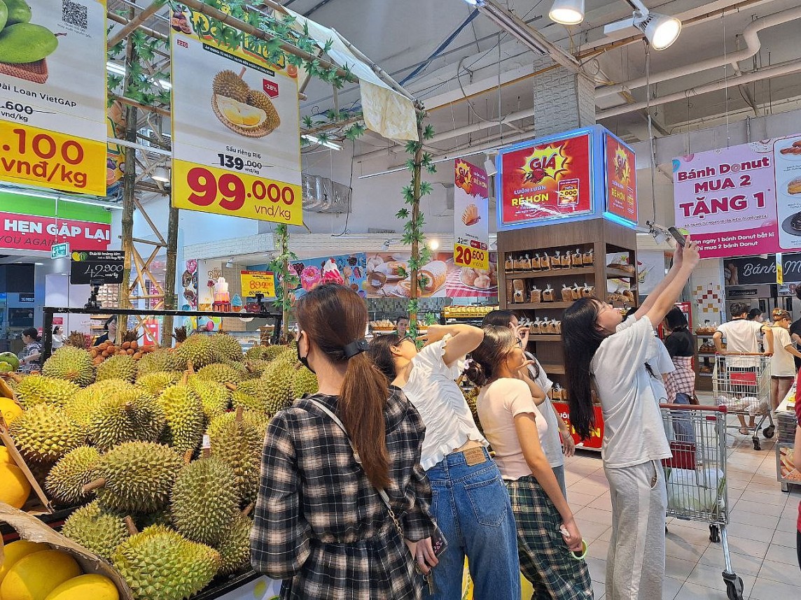 Big C Thăng Long đã hoạt động bình thường trở lại. Ảnh: Nguyễn Tân