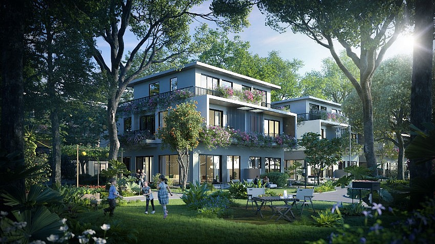 Forest Villas có sân vườn lớn là không gian các thành viên gắn kết với nhau Forest Villas có sân vườn lớn là không gian các thành viên gắn kết với nhau