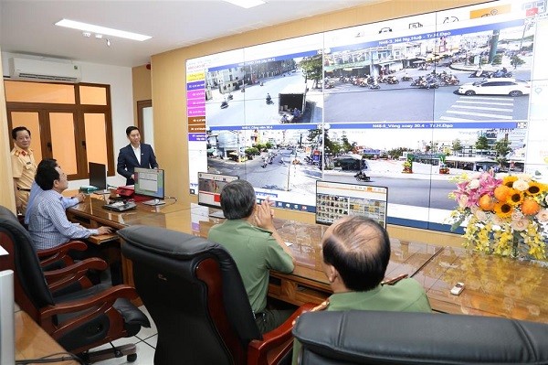 Trung tâm giám sát giao thông thuộc Công an tỉnh Sóc Trăng (Ảnh Công an tỉnh Sóc Trăng). Trung tâm giám sát giao thông thuộc Công an tỉnh Sóc Trăng (Ảnh Công an tỉnh Sóc Trăng).