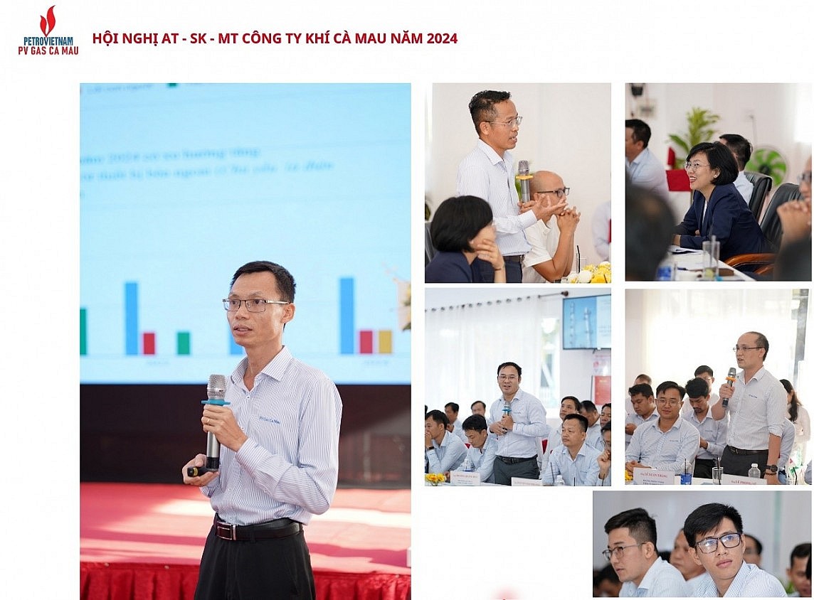 Hội nghị là diễn đàn nhằm đẩy mạnh công tác AT-SK-MT trong toàn PV GAS CÀ MAU Hội nghị là diễn đàn nhằm đẩy mạnh công tác AT-SK-MT trong toàn PV GAS CÀ MAU