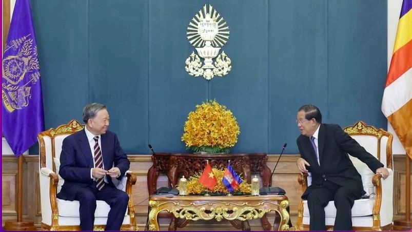 Chủ tịch nước Tô Lâm hội đàm với Chủ tịch Đảng Nhân dân Campuchia Chủ tịch nước Tô Lâm hội đàm với Chủ tịch Đảng Nhân dân Campuchia