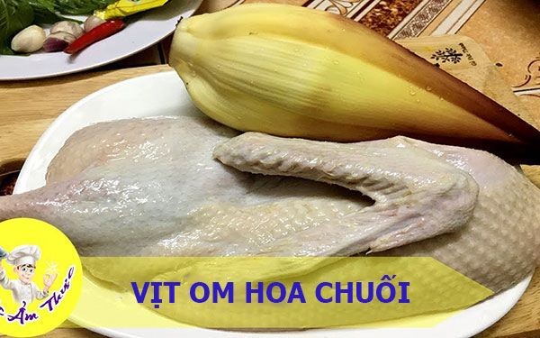Món vịt om hoa chuối. Ảnh minh họa Món vịt om hoa chuối. Ảnh minh họa