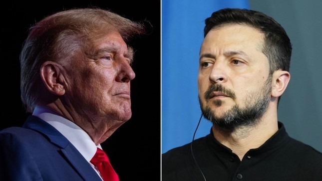 Đây là cuộc trao đổi trực tiếp đầu tiên giữa ông Zelensky và ông Trump kể từ khi cựu Tổng thống Mỹ kết thúc nhiệm kỳ vào năm 2021 Đây là cuộc trao đổi trực tiếp đầu tiên giữa ông Zelensky và ông Trump kể từ khi cựu Tổng thống Mỹ kết thúc nhiệm kỳ vào năm 2021