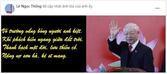 Triệu trái tim Việt Nam bày tỏ tiếc thương Tổng Bí thư Nguyễn Phú Trọng