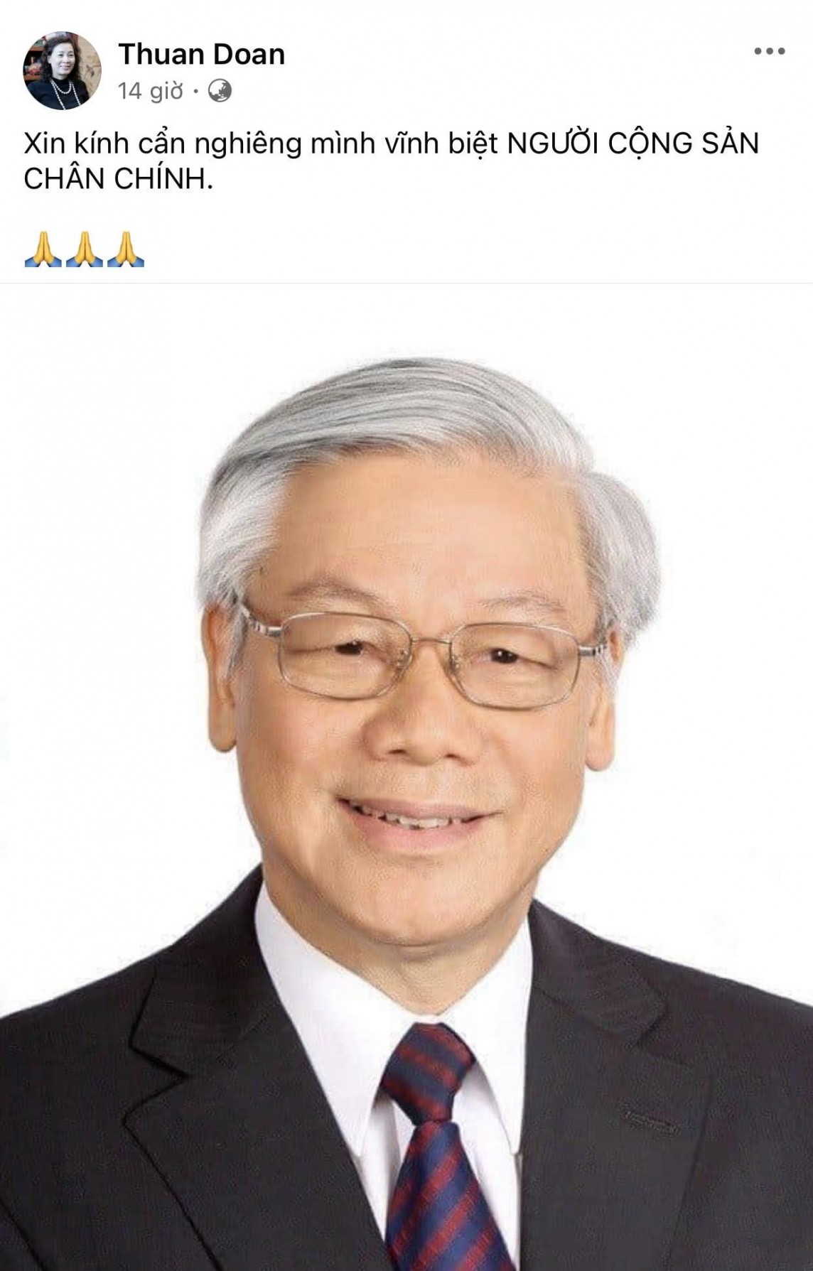 Triệu trái tim Việt Nam bày tỏ tiếc thương Tổng Bí thư Nguyễn Phú Trọng