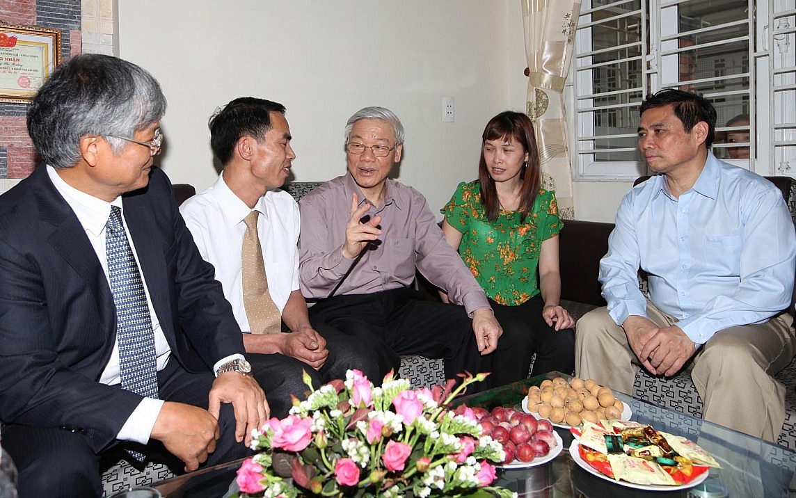 Sự quan tâm đặc biệt đến công nhân ngành than của Tổng Bí thư Nguyễn Phú Trọng Sự quan tâm đặc biệt đến công nhân ngành than của Tổng Bí thư Nguyễn Phú Trọng