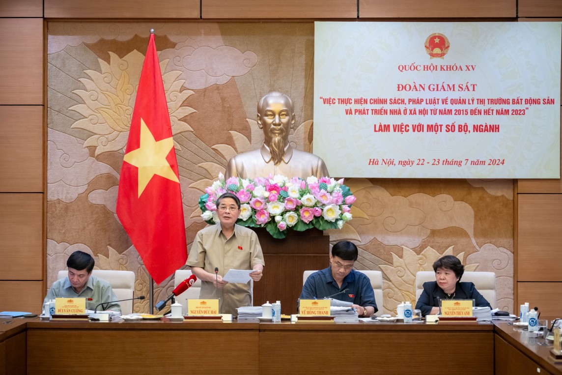 Phó Chủ tịch Quốc hội Nguyễn Đức Hải phát biểu chỉ đạo Phó Chủ tịch Quốc hội Nguyễn Đức Hải phát biểu chỉ đạo