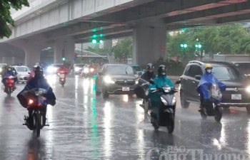 Dự báo thời tiết Hà Nội hôm nay 23/7/2024: Hà Nội mưa to kèm dông, đề phòng lốc sét, gió giật mạnh