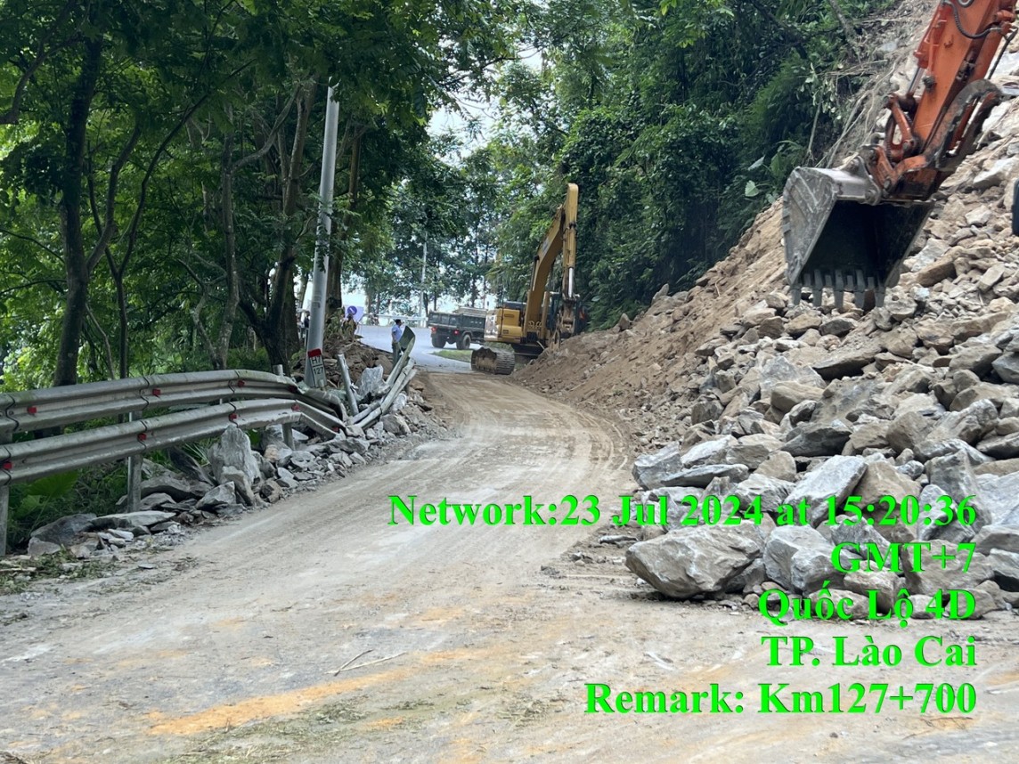 Tại Lào Cai xảy ra sạt lở đất Tại Lào Cai xảy ra sạt lở đất