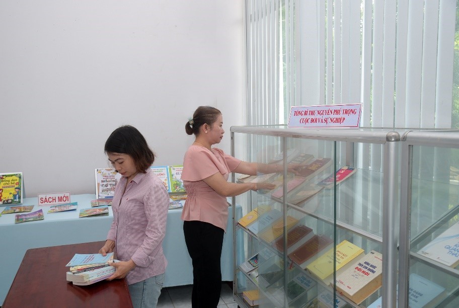 Không gian trưng bày sách chuyên đề “Cuộc đời và sự nghiệp Tổng Bí thư Nguyễn Phú Trọng” (Ảnh baclieu.gov.vn). Không gian trưng bày sách chuyên đề “Cuộc đời và sự nghiệp Tổng Bí thư Nguyễn Phú Trọng” (Ảnh baclieu.gov.vn).