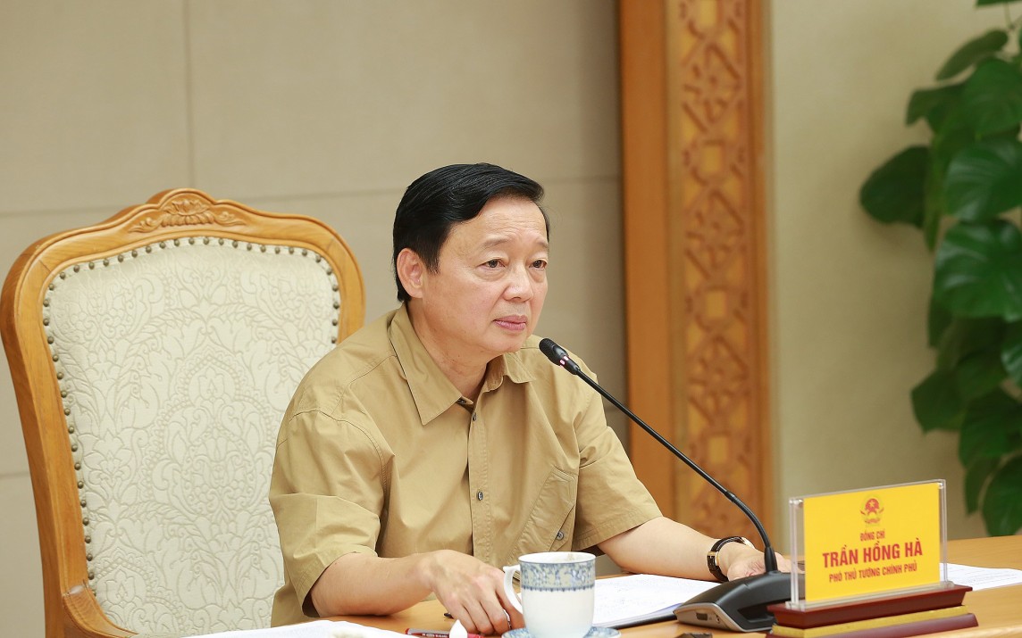 Phó Thủ tướng Trần Hồng Hà: Đề án thí điểm phát triển điện gió ngoài khơi để thực hiện chứ không phải là xin chủ trương - Ảnh: VGP/Minh Khôi Phó Thủ tướng Trần Hồng Hà: Đề án thí điểm phát triển điện gió ngoài khơi để thực hiện chứ không phải là xin chủ trương - Ảnh: VGP/Minh Khôi