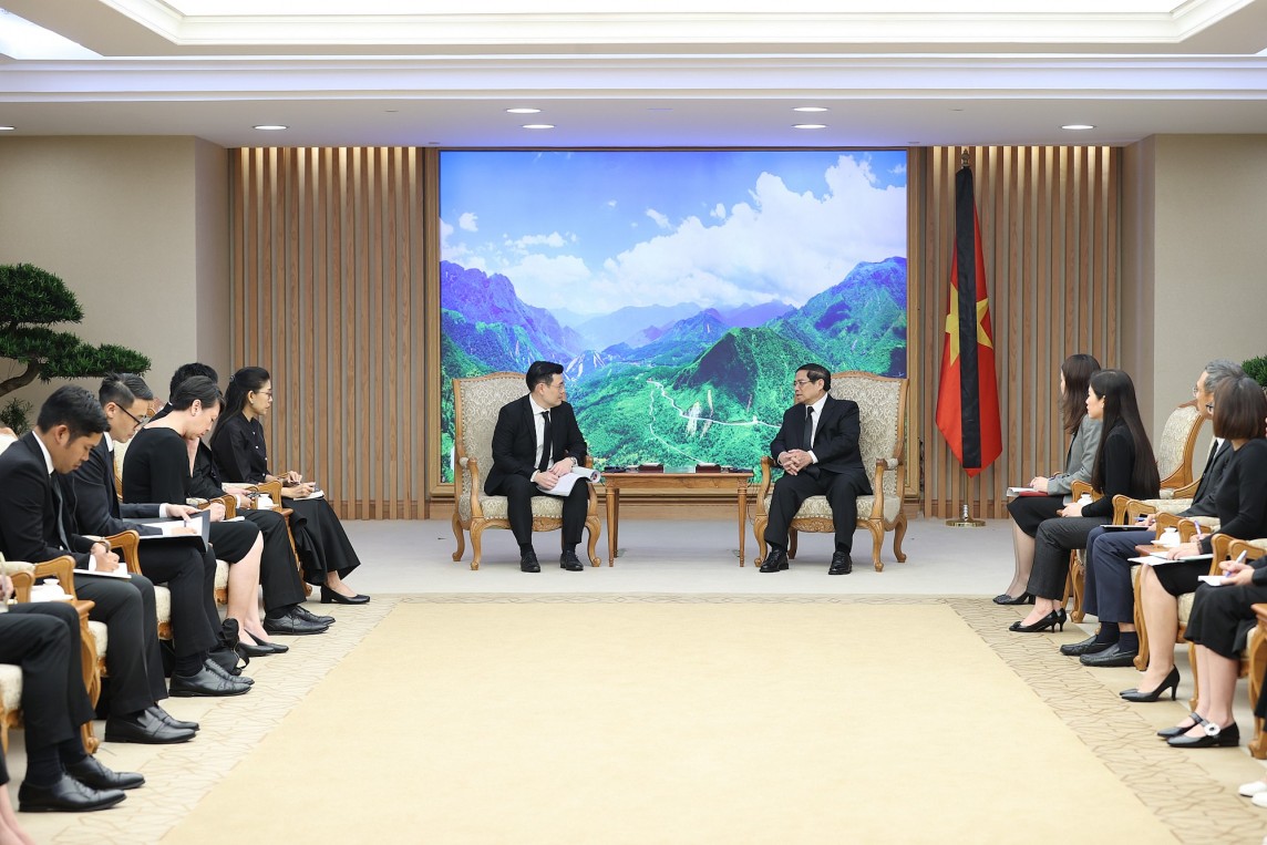 Bộ trưởng Thái Lan cảm ơn và đề nghị Chính phủ Việt Nam tiếp tục quan tâm, tạo điều kiện cho doanh nghiệp Thái Lan đầu tư, kinh doanh tại Việt Nam - Ảnh: VGP/Nhật Bắc Bộ trưởng Thái Lan cảm ơn và đề nghị Chính phủ Việt Nam tiếp tục quan tâm, tạo điều kiện cho doanh nghiệp Thái Lan đầu tư, kinh doanh tại Việt Nam - Ảnh: VGP/Nhật Bắc